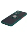 Hurtownia GSM - Bizon Case Hybrid Gyűrű Oppo Reno8 T füstös színben, sötétzöld kerettel - BIZ667 - {ean13} - Hurt