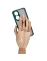 Hurtownia GSM - Bizon Case Hybrid Gyűrű Oppo Reno8 T füstös színben, sötétzöld kerettel - BIZ667 - {ean13} - Hurt