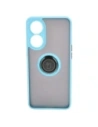 Hurtownia GSM - Etui z uchwytem na palec Bizon Case Hybrid Ring do Oppo Reno8 T przydymione z jasnoniebieską ramką - BIZ668 - {ean13} - Hurt