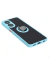 Hurtownia GSM - Bizon Case Hybrid Ring Oppo Reno8 T füstös színben, világoskék kerettel - BIZ668 - {ean13} - Hurt