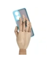 Hurtownia GSM - Etui z uchwytem na palec Bizon Case Hybrid Ring do Oppo Reno8 T przydymione z jasnoniebieską ramką - BIZ668 - {ean13} - Hurt