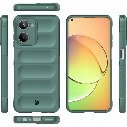 Pancerne etui Bizon Case Tur do Realme 10 ciemnozielone
