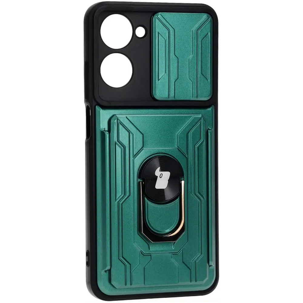 Hurtownia GSM - Bizon Case Camshield Kartensteckplatz Ring Realme 10 4G grün - BIZ672 - {ean13} - Hurt