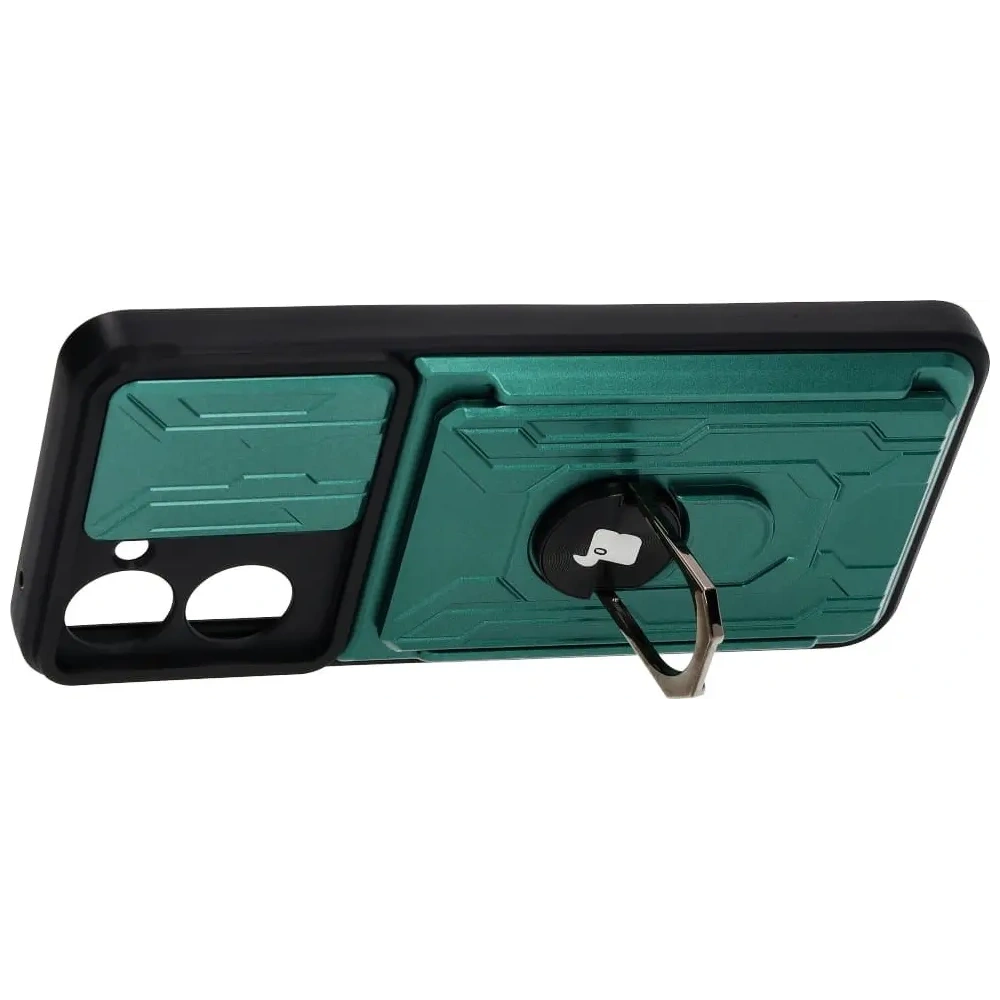 Wholesale Bizon Case Camshield Card Slot Ring Realme 10 4G green - BIZ672 - {ean13} - Hurt