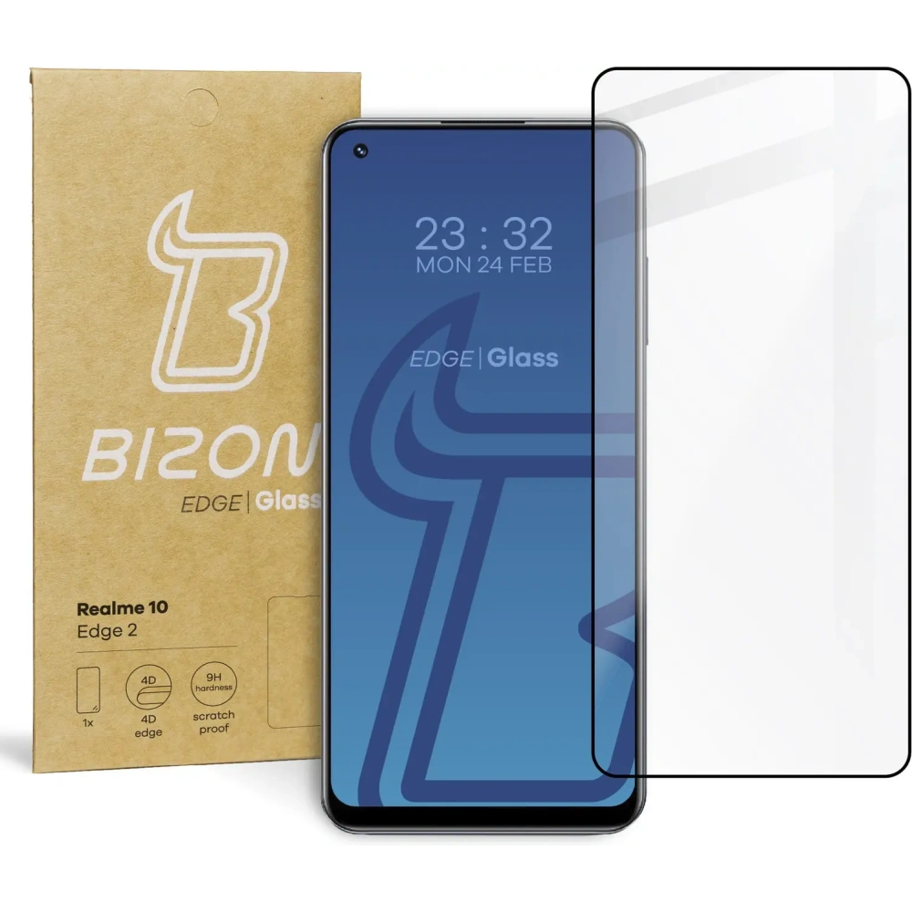 Wholesale Bizon Glass Edge 2 Realme 10 4G black - BIZ673 - {ean13} - Hurt