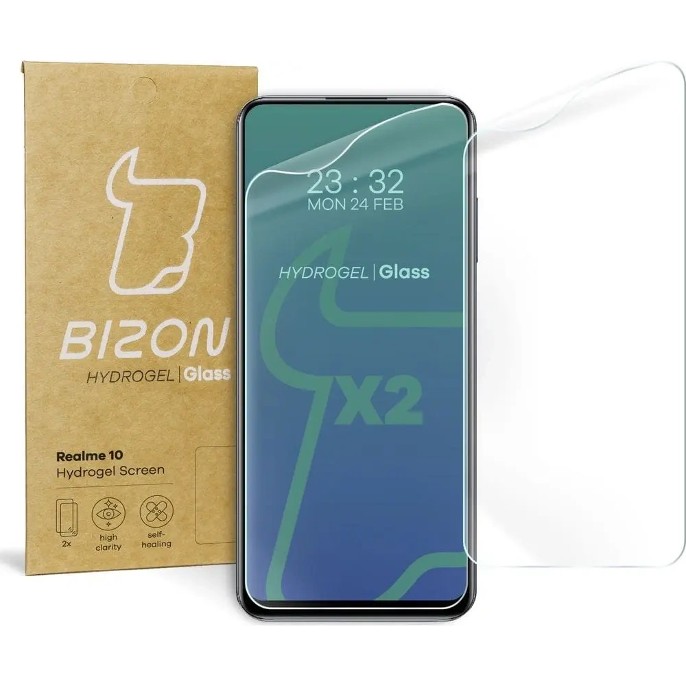 Wholesale Bizon Glass Hydrogel Realme 10 4G [2 PACK] - BIZ674 - {ean13} - Hurt