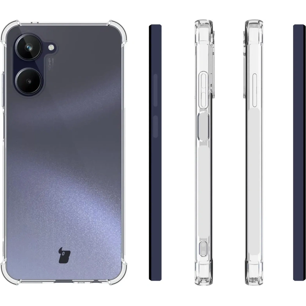 Hurtownia GSM - Bizon Case Clear Pack tok + 2x kijelző üveg Realme 10 4G átlátszó - BIZ677 - {ean13} - Hurt
