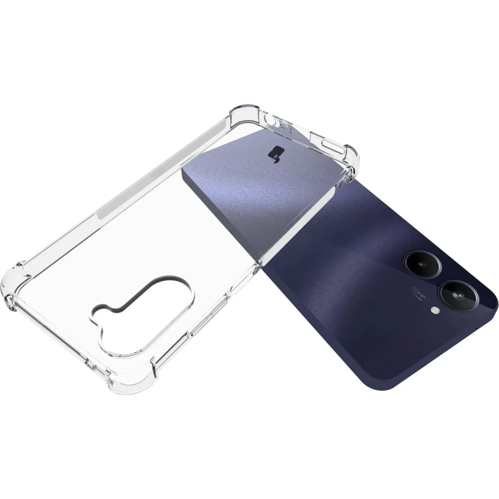 Hurtownia GSM - Bizon Case Clear Pack tok + 2x kijelző üveg Realme 10 4G átlátszó - BIZ677 - {ean13} - Hurt