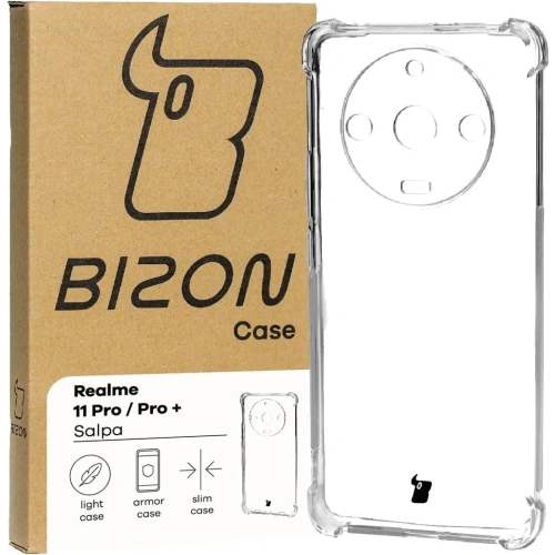 Elastyczne etui Bizon Case Salpa do Realme 11 Pro / 11 Pro+ przezroczyste