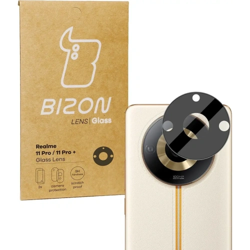Szkło na aparat Bizon Glass Lens do Realme 11 Pro/11 Pro + [2 PACK]