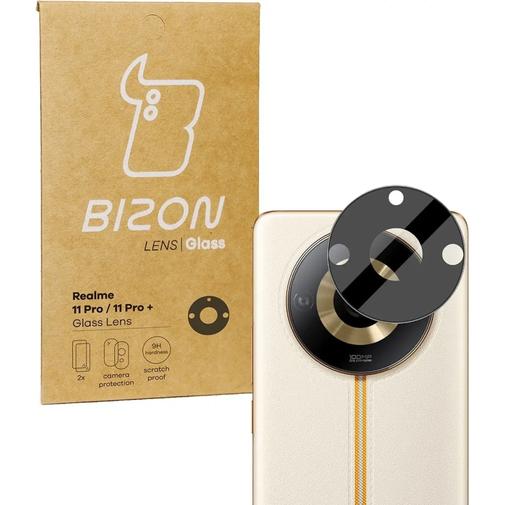 Wholesale Bizon Glass Lens Realme 11 Pro/11 Pro + [2 PACK] - BIZ679 - {ean13} - Hurt