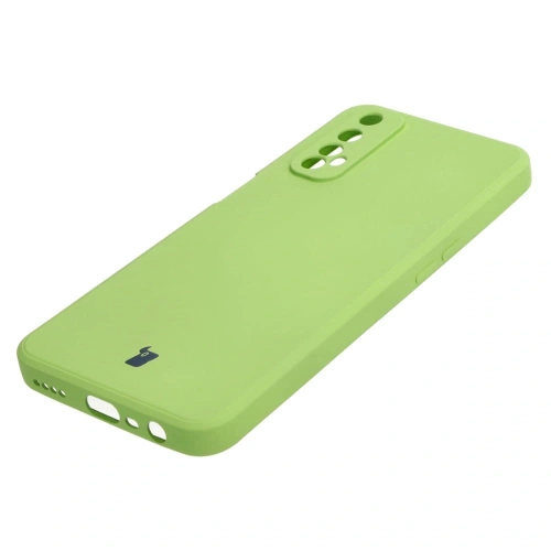 Etui Bizon Case Silicone Sq do Realme 7 jasnozielone