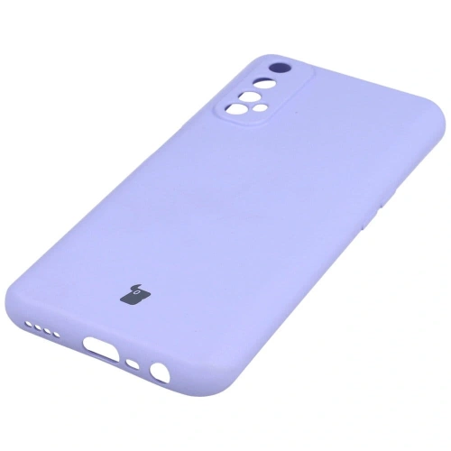 Etui Bizon Case Silicone do Realme 7 jasnofioletowe