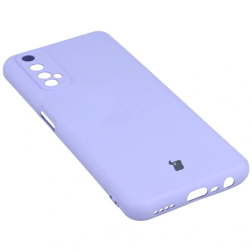 Etui Bizon Case Silicone do Realme 7 jasnofioletowe