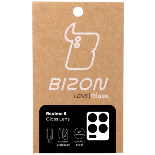 Szkło na aparat Bizon Glass Lens do Realme 8 [2 PACK]
