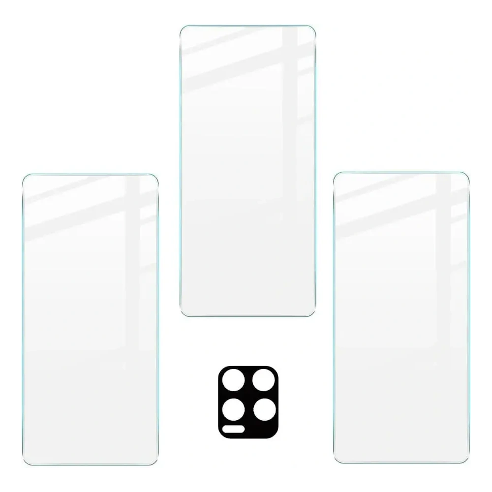 Wholesale Bizon Glass Clear tempered glass - 3 pcs. + lens glass Realme 8 / 8 Pro - BIZ688 - {ean13} - Hurt