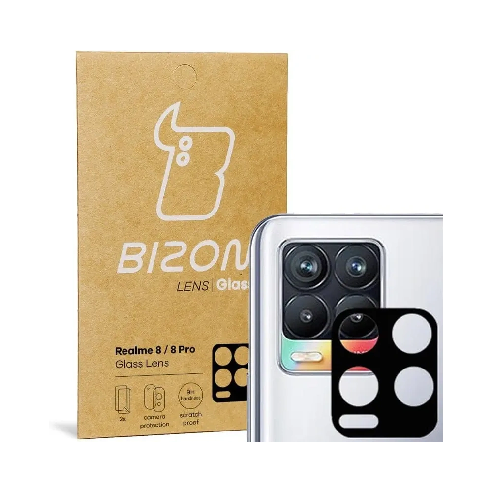 Hurtownia GSM - Bizon üveg lencse Realme 8 4G / 8 Pro [2 PACK] - BIZ690 - {ean13} - Hurt