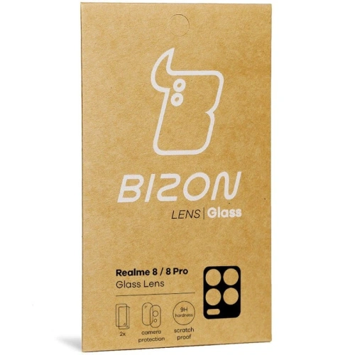 Szkło na aparat Bizon Glass Lens do Realme 8 4G / 8 Pro [2 PACK]