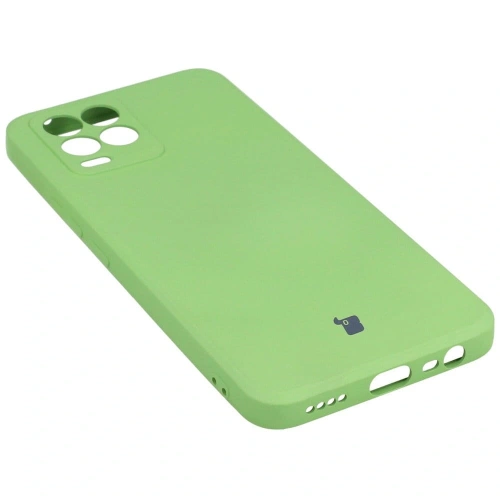 Etui Bizon Case Silicone do Realme 8 / 8 Pro jasnozielone
