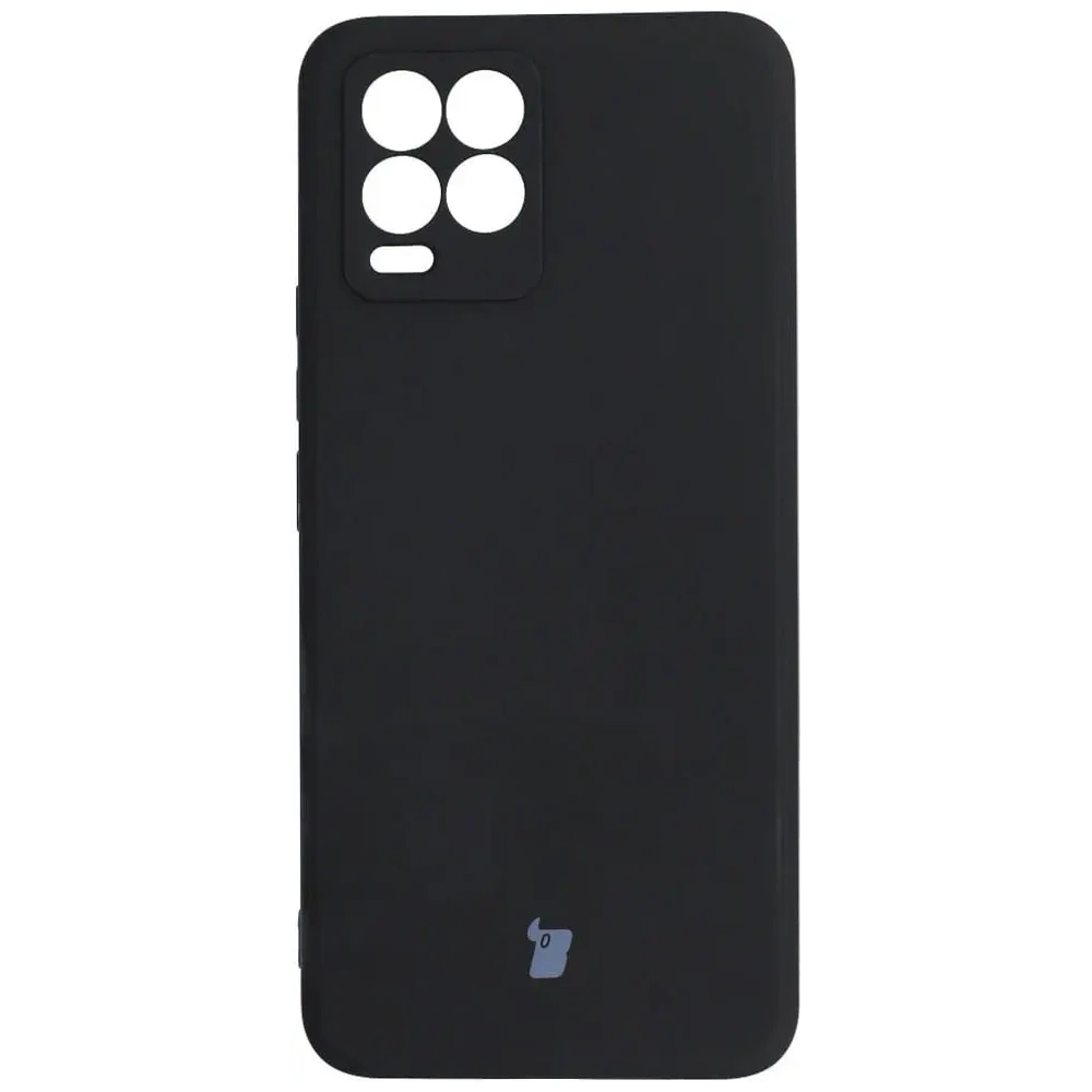 Hurtownia GSM - Caz Bizon Silicon pentru Realme 8 / 8 Pro negru - BIZ692 - {ean13} - Hurt