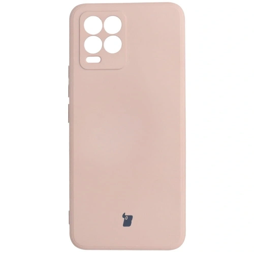 Etui Bizon Case Silicone do Realme 8 / 8 Pro jasnoróżowe
