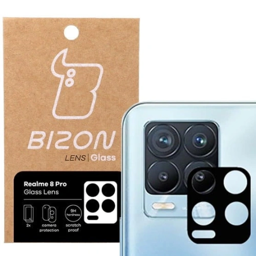 Szkło na aparat Bizon Glass Lens do Realme 8 Pro [2 PACK]