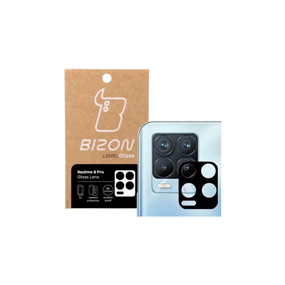 Hurtownia GSM - Bizon Lentilă de Sticlă Realme 8 Pro [2 PACK] - BIZ694 - {ean13} - Hurt
