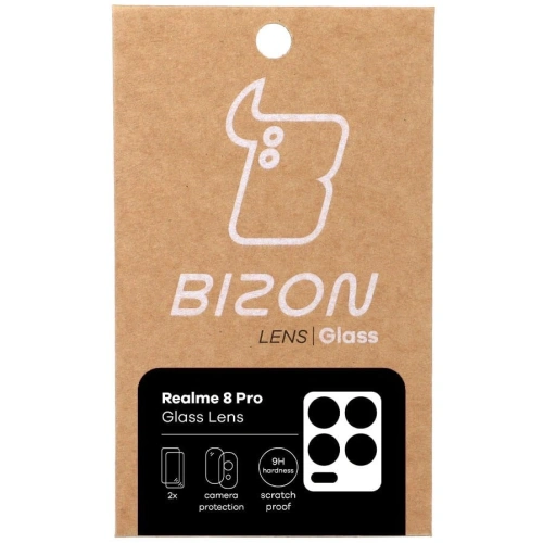Szkło na aparat Bizon Glass Lens do Realme 8 Pro [2 PACK]