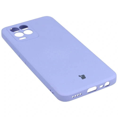 Etui Bizon Case Silicone do Realme 8 / 8 Pro jasnofioletowe