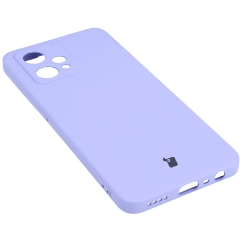 Etui Bizon Case Silicone do Realme 9 Pro+ jasnofioletowe