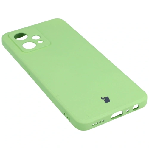 Etui Bizon Case Silicone do Realme 9 Pro+ jasnozielone