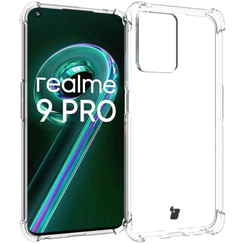 Etui + 2x szkło na ekran Bizon Case Clear Pack do Realme 9 Pro przezroczyste