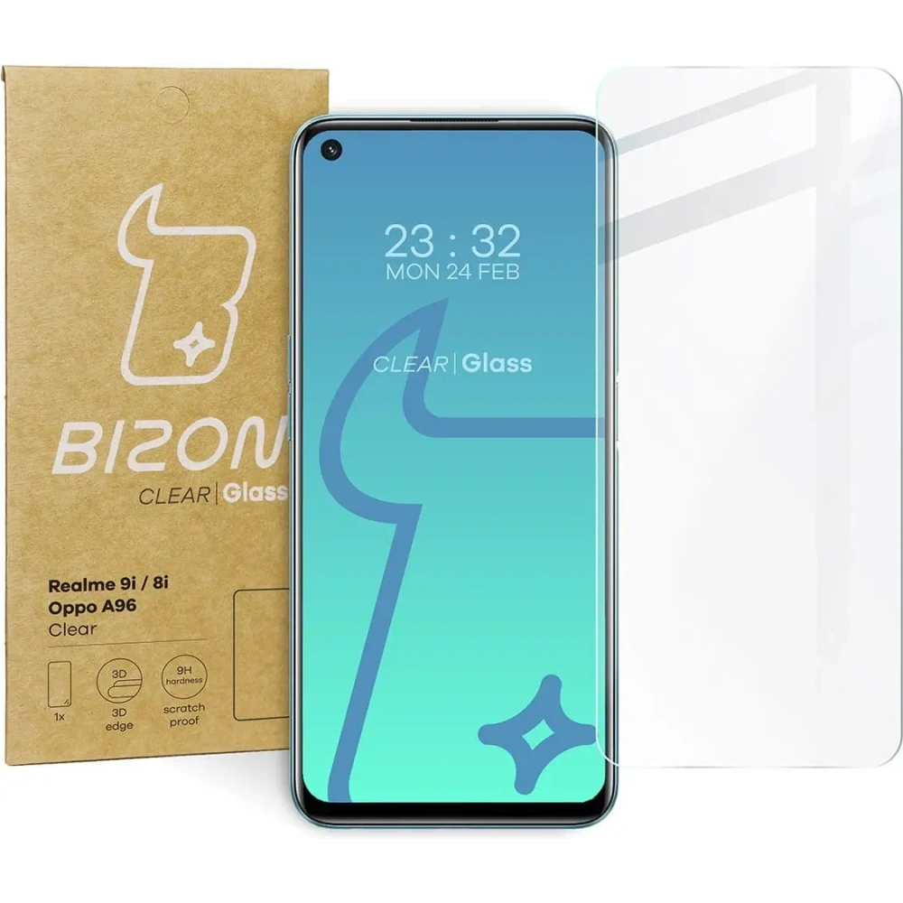 Wholesale Bizon Glass Clear Realme 9i / Realme 8i / Oppo A96 - BIZ709 - {ean13} - Hurt
