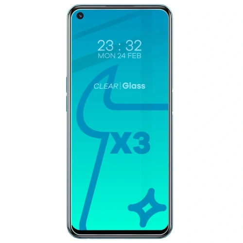 Szkło hartowane Bizon Glass Clear - 3 szt. + obiektyw Realme 9i