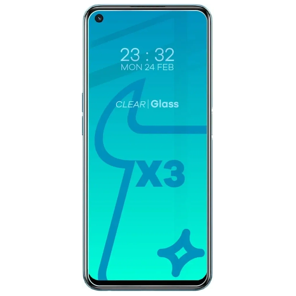 Hurtownia GSM - Bizon üveg tiszta edzett üveg - 3 db. + lencseüveg Realme 9i-hez - BIZ711 - {ean13} - Hurt