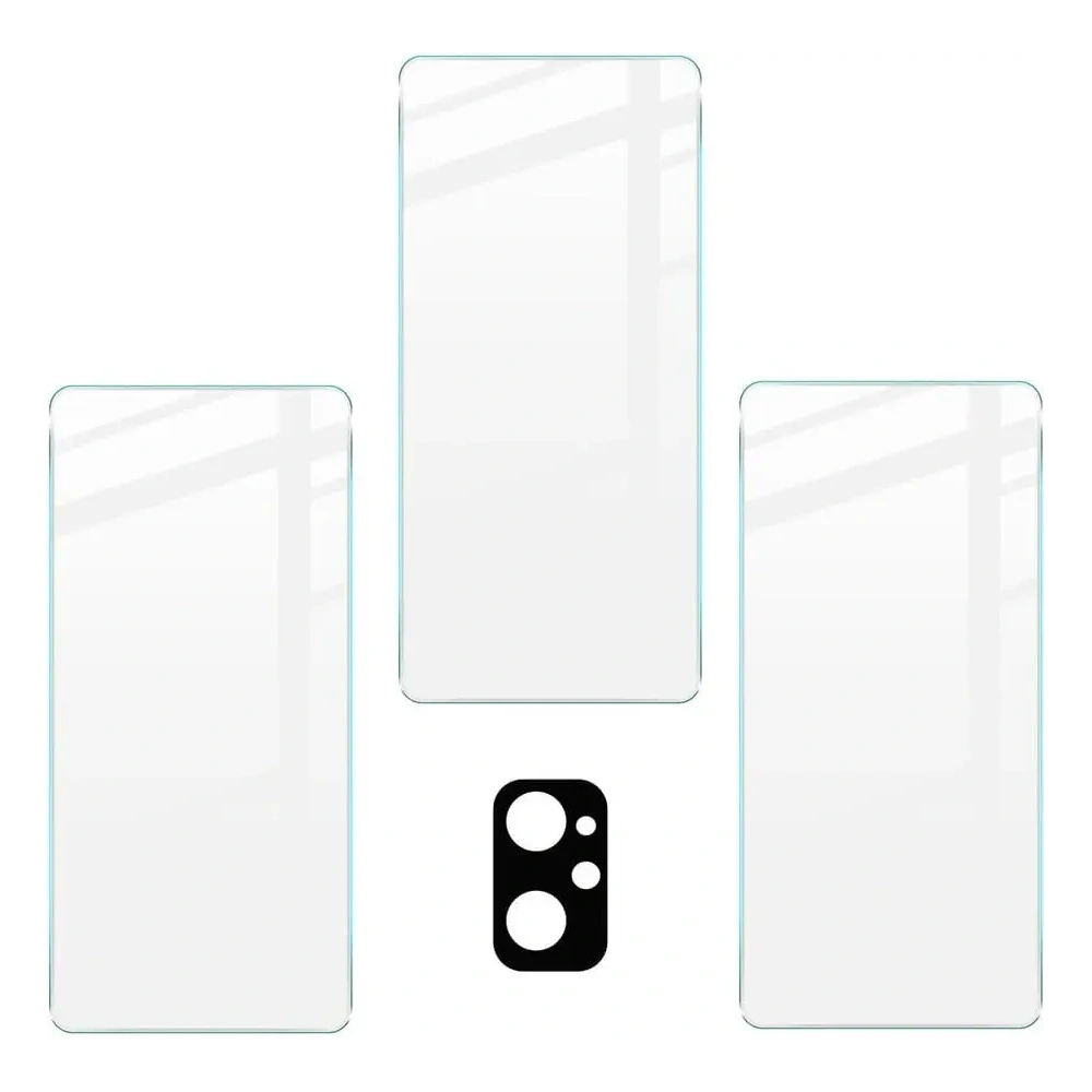 Hurtownia GSM - Bizon Glas Klar gehärtetes Glas - 3 Stück. + Linsen-Glas Realme 9i - BIZ711 - {ean13} - Hurt