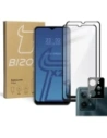 Bizon Glass Edge tempered glass - [2 PACK] + lens protection Realme C31 black