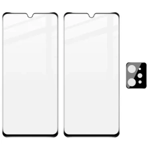 Szkło hartowane Bizon Glass Edge - [2 PACK] + ochrona na obiektyw Realme C31