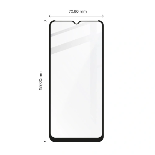 Szkło hartowane Bizon Glass Edge do Realme C31 czarne