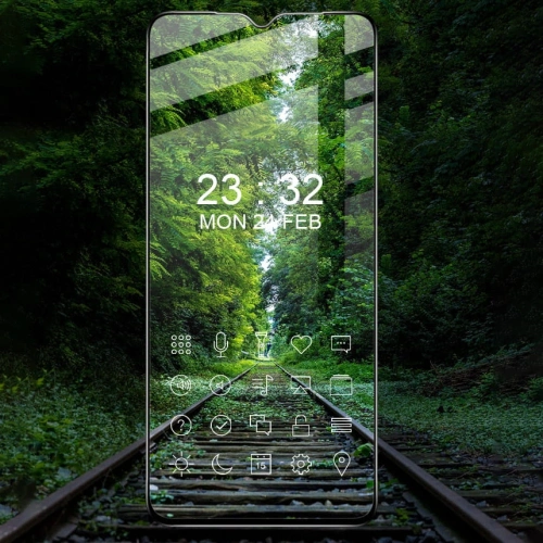 Szkło hartowane Bizon Glass Edge do Realme C31 czarne