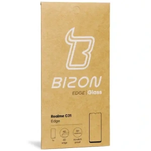 Hurtownia GSM - Tvrzené sklo Bizon Glass Edge pro Realme C31 černé - BIZ715 - {ean13} - Hurt
