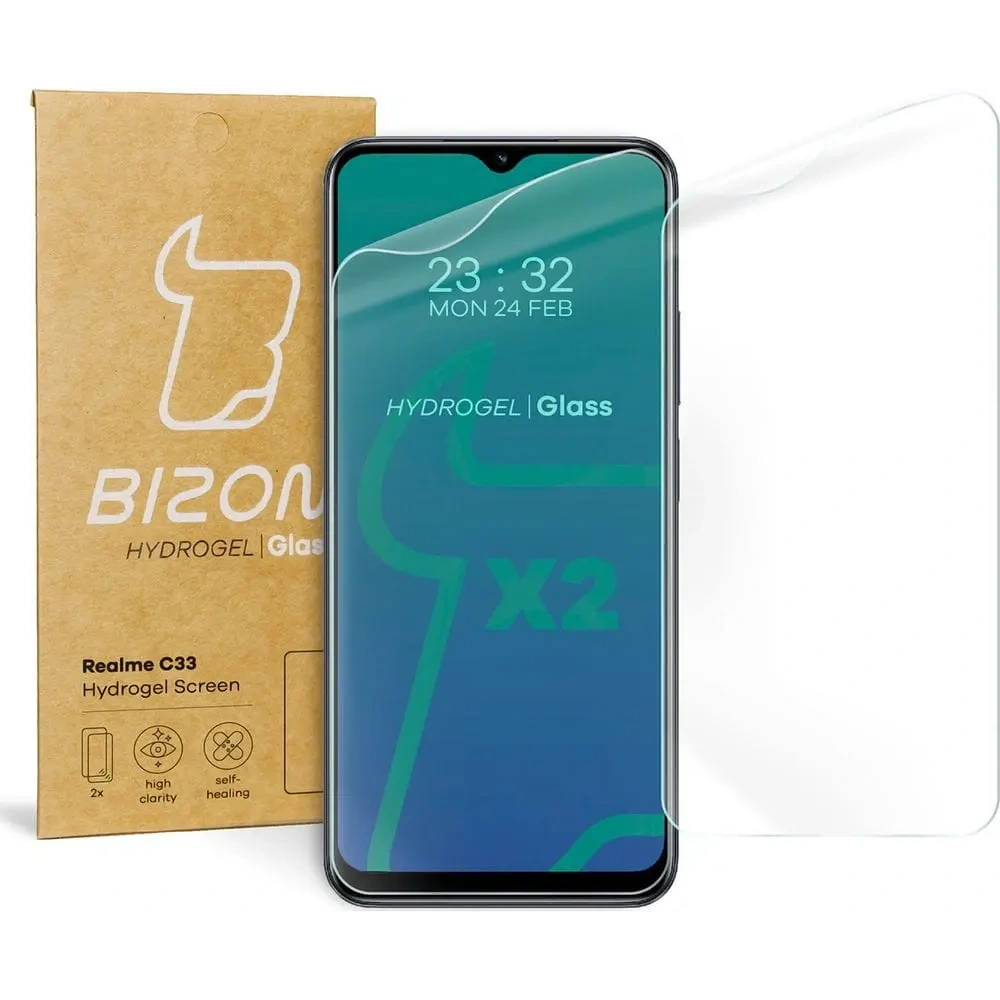 Wholesale Bizon Glass Hydrogel Realme C33 [2 PACK] - BIZ718 - {ean13} - Hurt