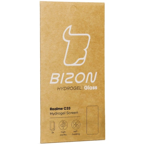 Folia hydrożelowa na ekran Bizon Glass Hydrogel do Realme C33 [2 PACK]