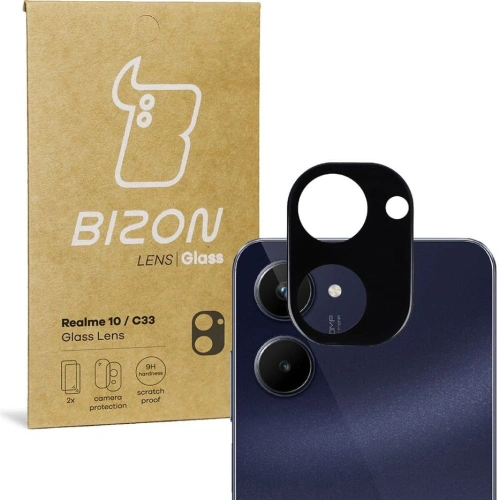 Szkło na aparat Bizon Glass Lens do Realme C33 [2 PACK]