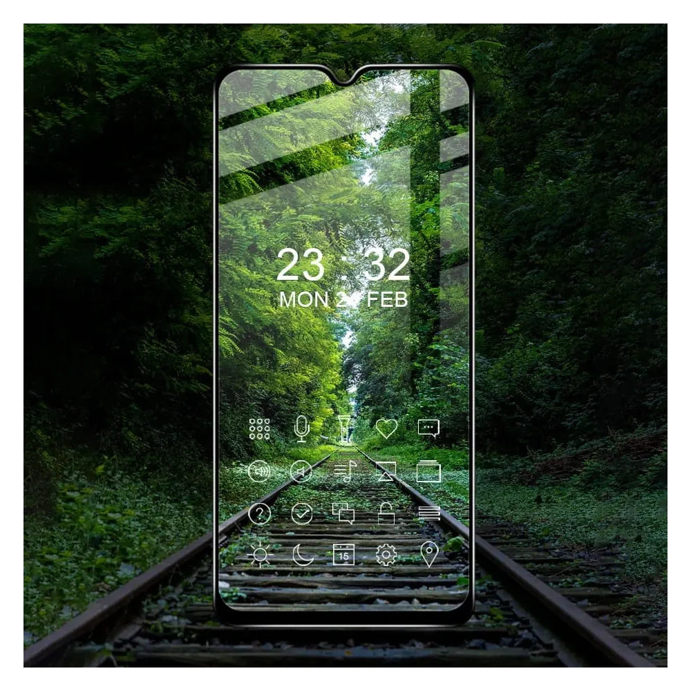 Hurtownia GSM - Szkło hartowane Bizon Glass Edge 2 do Realme C33 czarne - BIZ723 - {ean13} - Hurt