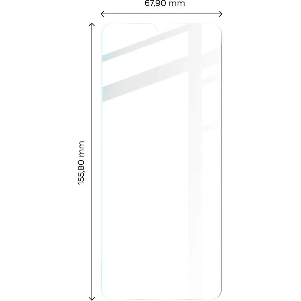 Wholesale BIZON Clear 2 3x screen glass + camera glass Realme C33 - BIZ724 - {ean13} - Hurt