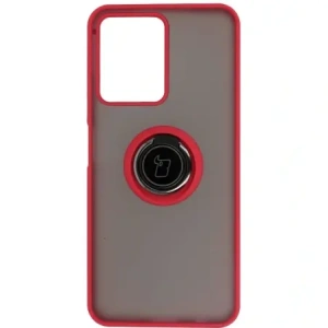 Wholesale Bizon Case Hybrid Ring Realme C33 / C30 / Narzo 50i Prime smoky with a red frame - BIZ726 - {ean13} - Hurt