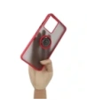 Wholesale Bizon Case Hybrid Ring Realme C33 / C30 / Narzo 50i Prime smoky with a red frame - BIZ726 - {ean13} - Hurt