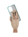 Hurtownia GSM - Etui z uchwytem na palec Bizon Case Hybrid Ring do Realme C33 / C30 / Narzo 50i Prime przydymione z jasnoniebieską ramką - BIZ727 - {ean13} - Hurt