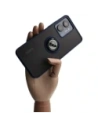 Hurtownia GSM - Etui z uchwytem na palec Bizon Case Hybrid Ring do Realme C33 / C30 / Narzo 50i Prime przydymione z granatową ramką - BIZ729 - {ean13} - Hurt